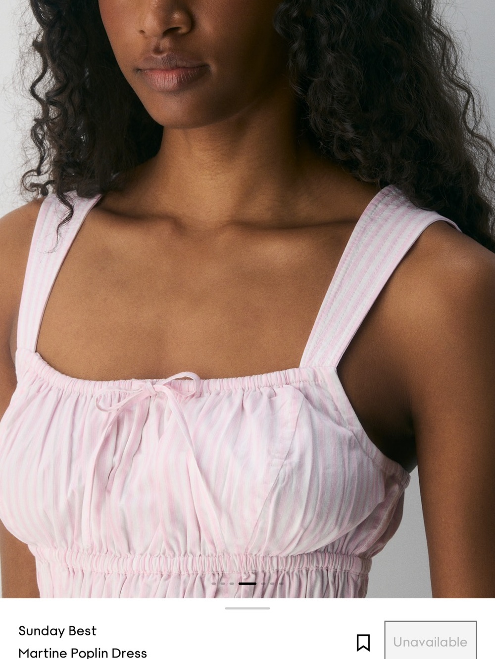 Aritzia Sunday Best Martine Poplin dress - Picture 4 of 6